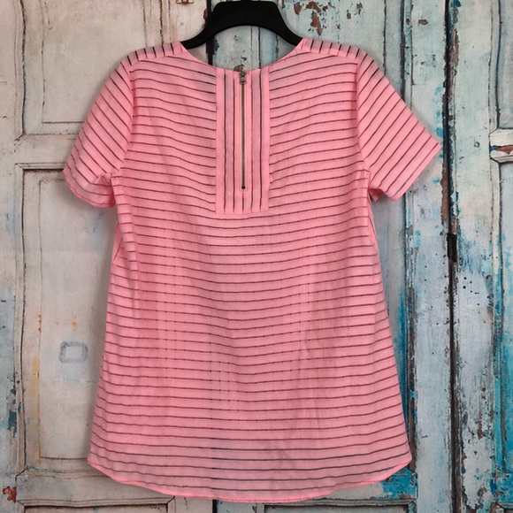 J. Crew Shadow Stripe Top - Picture 2 of 6